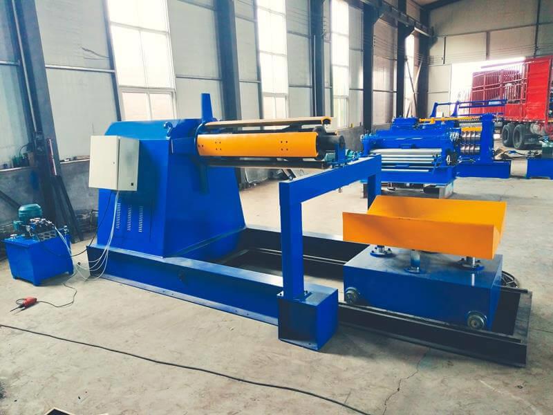 Hydraulic decoiler