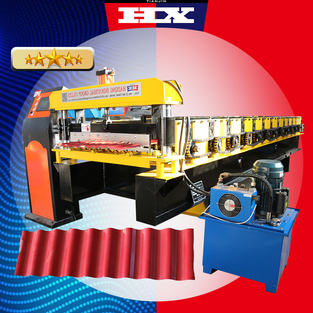 684 corrugated galvanized roof roll forming machine